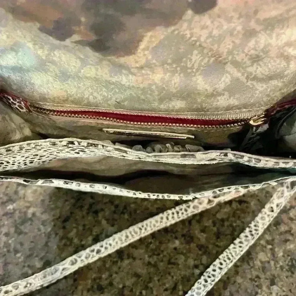 Elliott Lucca Leather Snakeskin Handbag - Picture 10 of 10